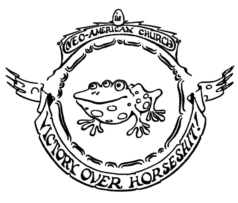 Church seal with three-eyed toad